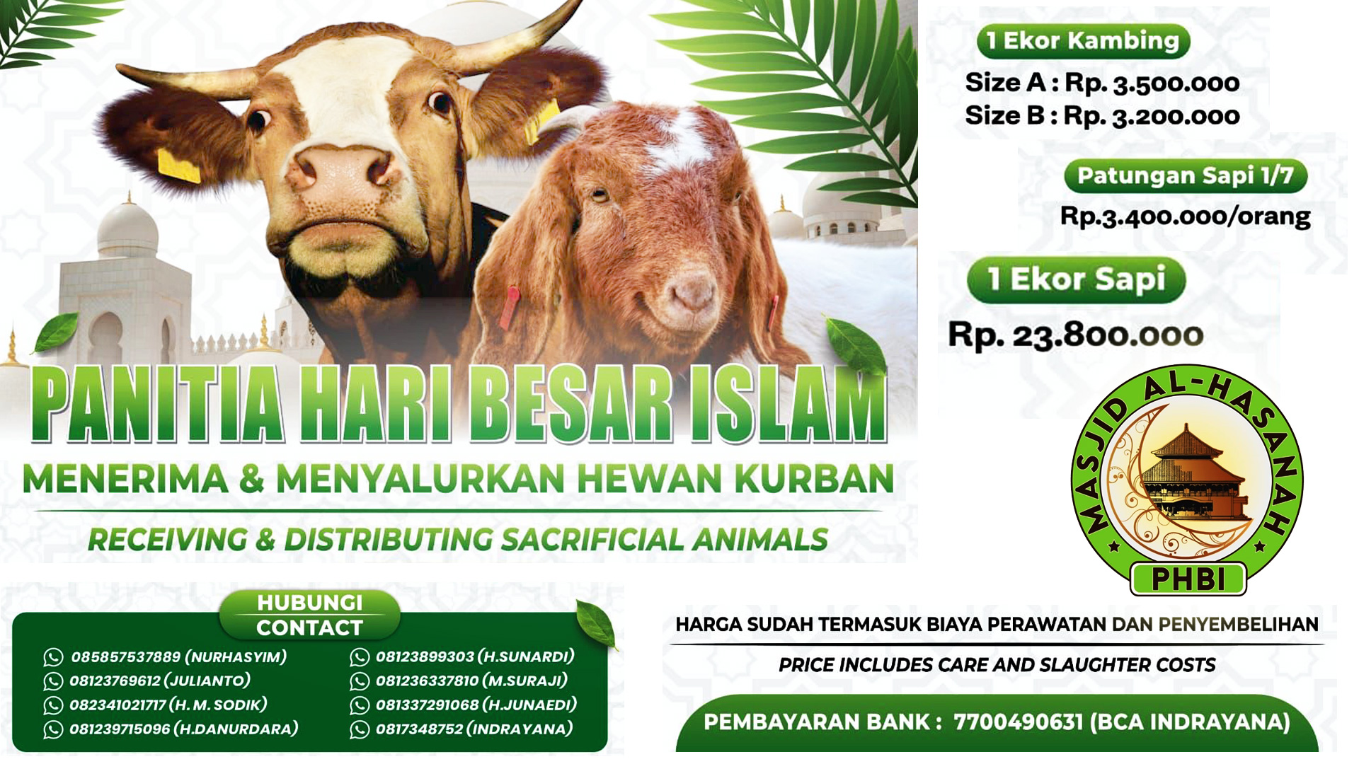 PHBI Hari Raya Qurban